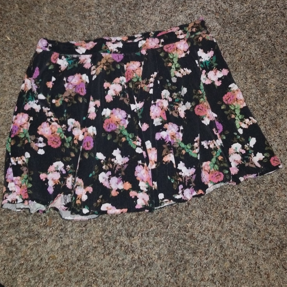 Floral skater skirt